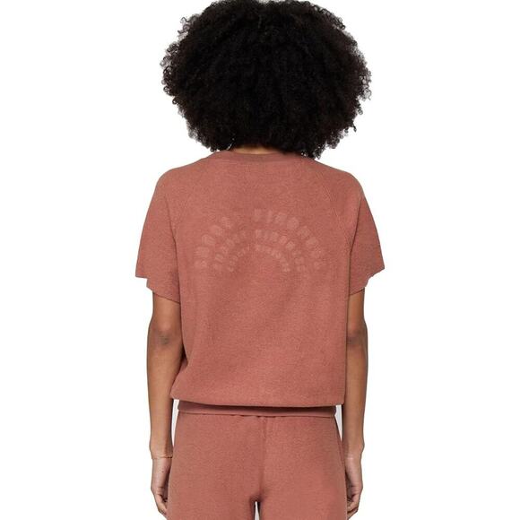 Spiritual Gangster Tops - Spiritual‎ Gangster Kindness Sherpa Short Sleeve Sweatshirt